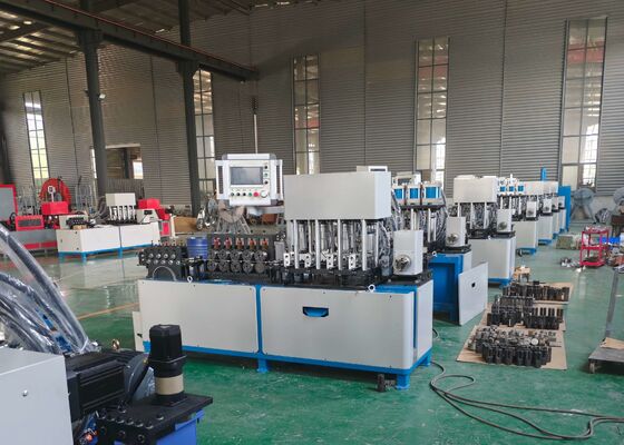 125*30 Punchingscylinder CNC Flat Iron Hoop Forming Machine 3KW Voedingsservomotor